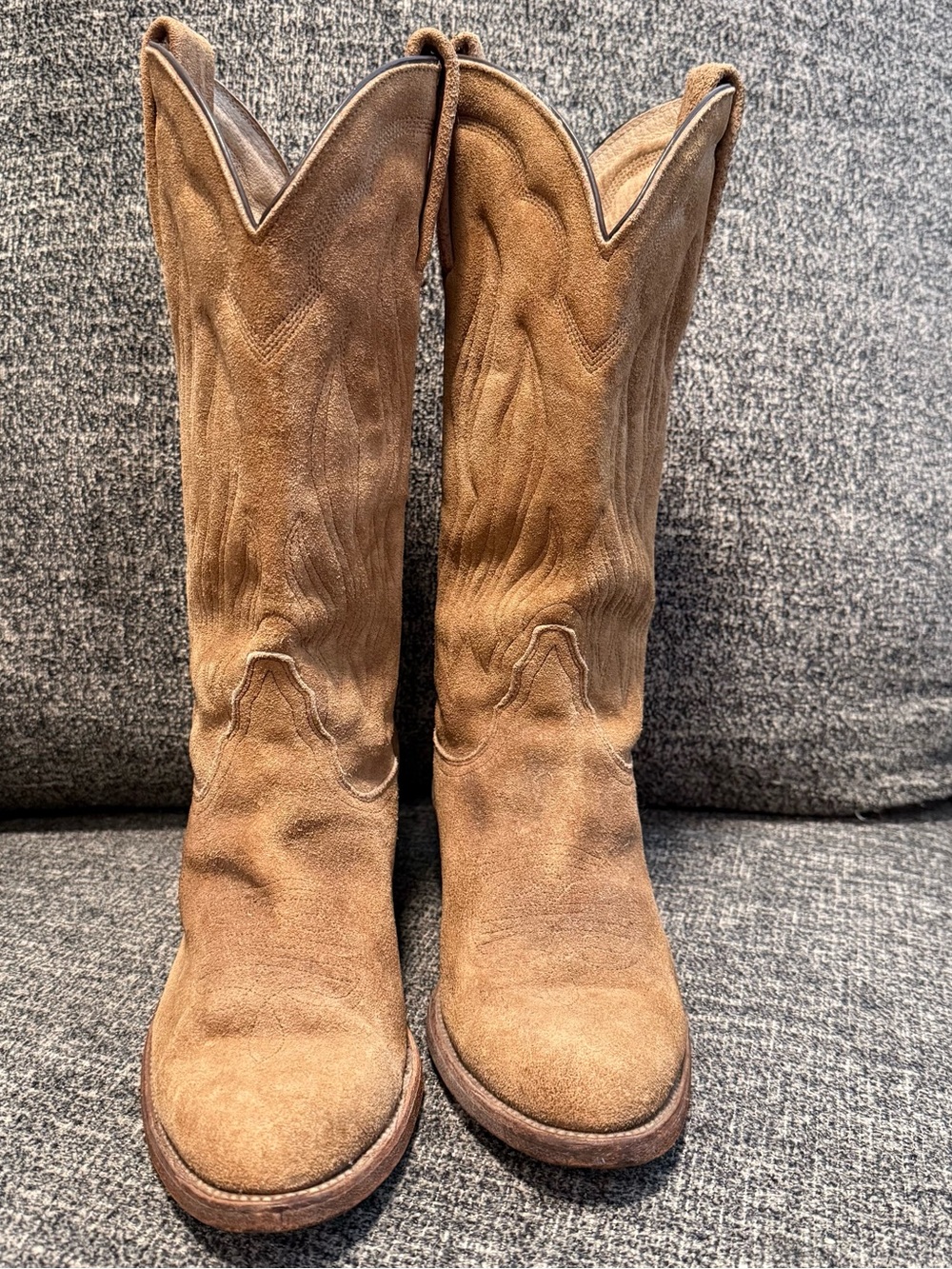 Vintage Black Label Made in USA 3845 W Frye Boots Women’s 7.5D - Picture 2 of 10